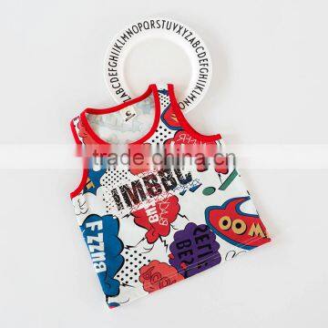 S17139A Baby Boys Summer Pattern Printed Vest photo-6