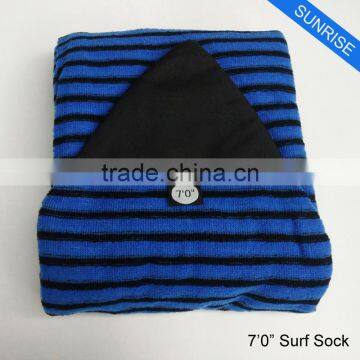 Surfboard Sock Longboard Surf Sock Blue and Red Sock Surfing