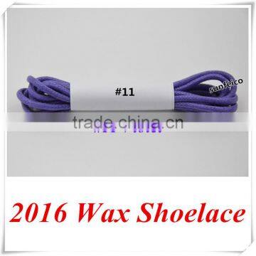 2.5mm Round Waxed Shoelaces~Men's Dress Shoelaces~Violet Cotton Waxed Rope Shoelaces~Waxed Boot Shoelaces~Sneaker Shoelaces