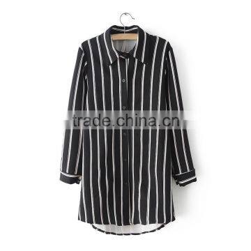 fashion dress Customize Long shirt with long sleeve autumn 2015 clothes women t shirt