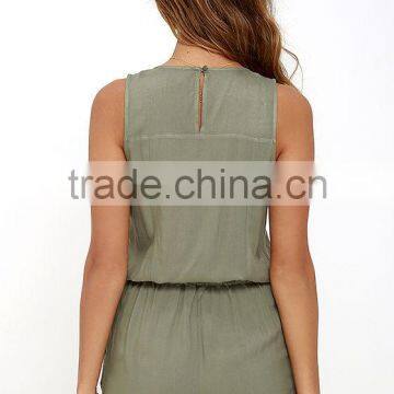 Guangzhou Supplier Fashion Green Sexy Summer Rompers Jumpsuits Women 2017 photo-4