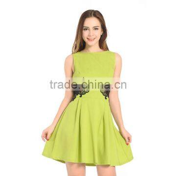 Wholesale Plus Size Midi Night Dress Model Gold Dresses Factory Manufacture 2016