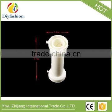 Wholesale White Empty Empty Plastic Wire Spool Bobbin Sewing Machine Thread Round Plastic spools