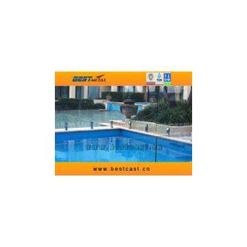 Tempered glass pool panel