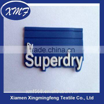 Attractive custom clothing labels soft& rubber label