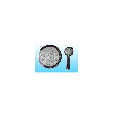 Plastic ABS / chrome plated Overhead Shower Head Set , best water saving shower head