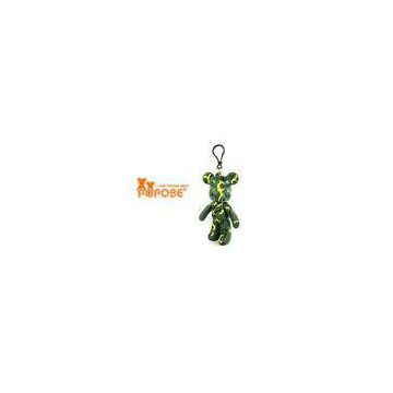 Promotional Gifts Item POPOBE Bear Camouflage PVC Customised Key Chains