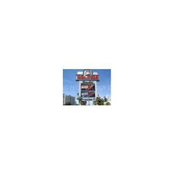 Outdoor Full Color LED Display For Picture Advertising 7500 cd/