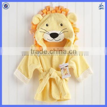 Hot selling Cheap price cotton terry animal design kids hooded bathrobe