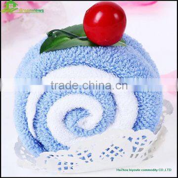 Wedding cake dessert towel cotton plain dyed box cake decorative hand towel wedding lovely cake birthday towel