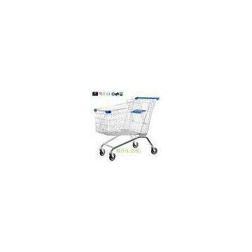 Light Duty Wire Mesh Supermarket Shopping Carts 210L 1065x585x1020mm