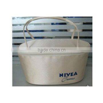 Promotional satin cosmetic bag