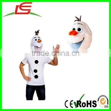 ALIBABA FROZEN OLAF PLUSH COSTUME FACE MASK FOR ADULTS