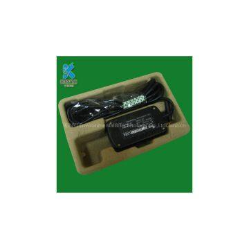 Recycled Paper Pulp Molded, Electronic Protection Packaging, Eco-friendly photo-1