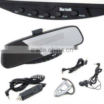 bluetooth rearview mirror handsfree car kit