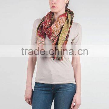 Buy Summer's Exclusive Vintage Cotton Kantha Scarve Online