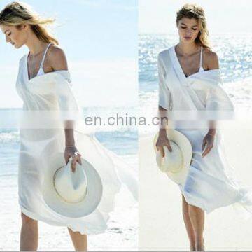 Europe And America Chiffon V Ncek Loose Sandbeach Dress