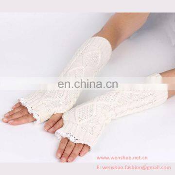 Winter Lady's Cute Wristbands Warm Mitten Gloves photo-5