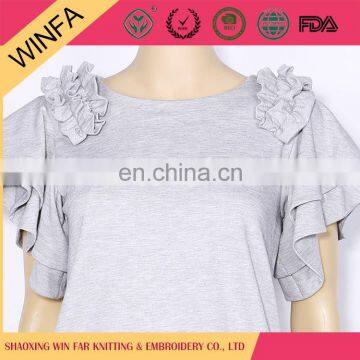 Factory Direct Sell Unique Design Short Sleeve Autumn Women Dress photo-3