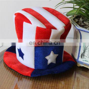 fashion country color top fan hat