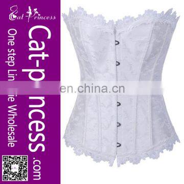 Top fashion white abdominal corset