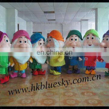 2013 well done seven dwarfs mascot costumes for sale