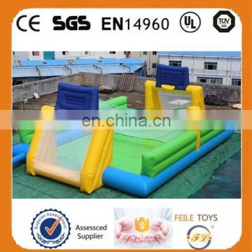 New inflatable soap soccer field for sale