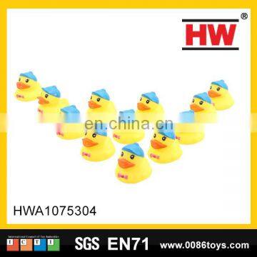 6cm yellow swimming plastic&vinyl &rubber duck