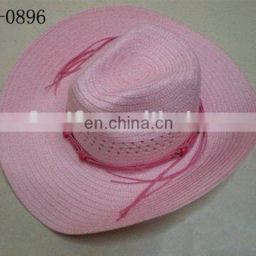 pink for ladies comfortable western hat