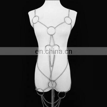 Sexy metal bondage lingerie, chain lingerie wholesale