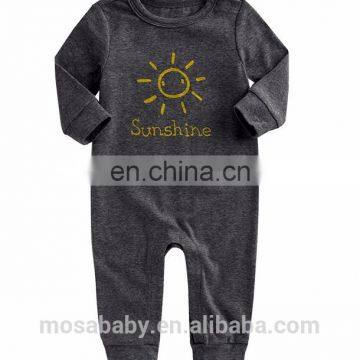 Baby Rompers Ins Popular Design Dark Grey Sunshine Newborn Outfit 0-24 Months Size Available