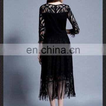Elegant Custom-made Sexy pu Lace Evening Dresses for Women photo-6