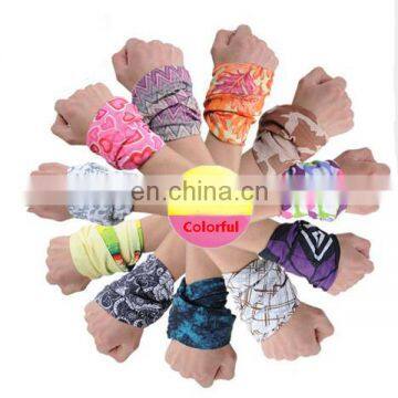 Promotional 100% polyester Microfiber Seamless Bandana headwear bandanda