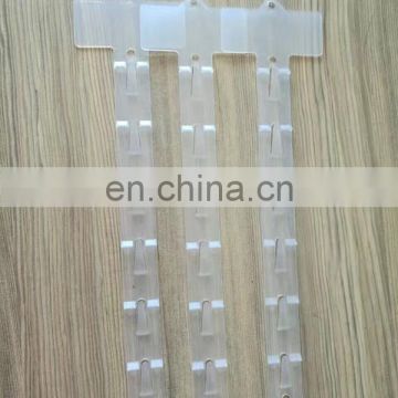 BSCI Factory Price Supermarket Plastic Display Clip Strip With Hook