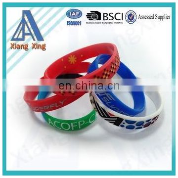 Sports fitness silicone wristband soft material custom logo silicone wristband