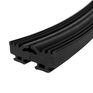 EPDM Dense Rubber Extrusions 50, 60, 70 -durometer Shore A extruded EPDM Compression wedge gaskets blocks China Supplier