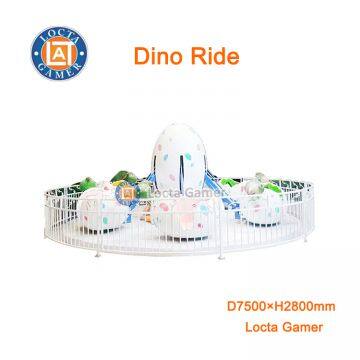 Zhongshan amusement equipment Outdoor Playground Kiddie Rides Fairground Self Control Plane 12 Seat Dinosaur Egg rides