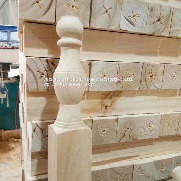 Factory Design Cnc Wood Lathe for Wooden Staircase photo-4