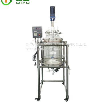 Изготовлено в Китае. Высокоэффективный стеклянный химический реактор объемом 100 л.