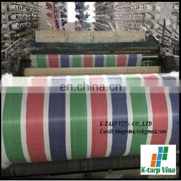 100 GSM STRIPE TARPAULIN, MULTI COLOR, KOREA STANDARD