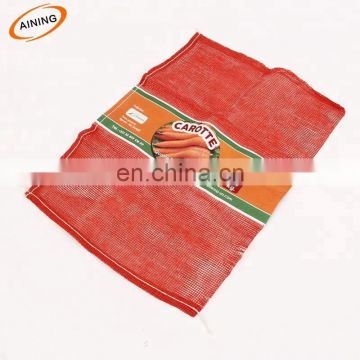 Polypropylene plastic woven firewood sacks/palm fruits harvester PP woven mesh bags