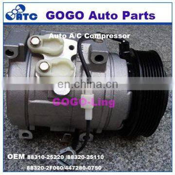 High Quality 10S15C Air Conditioning Compressor for Toy ota Fortuner /Hiace/Hilux OEM 88310-25220 /88320-25110 88320-2F060/