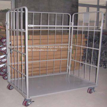 Logistic Storage Roll Cages Trolleys for Warehouse and Supermarket Transportation photo-4