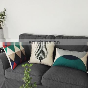 Manufacturers Wholesales 100% Polyester European Style Printed Pillow Case Sofa Cushion Cover Set Decorative