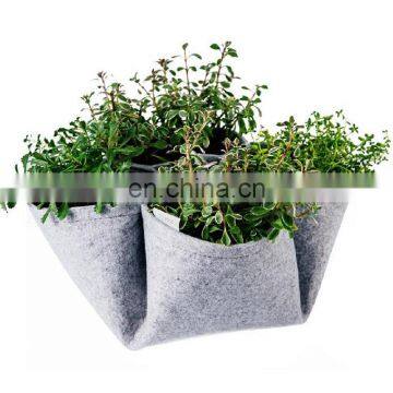 home table use felt flower plants pot