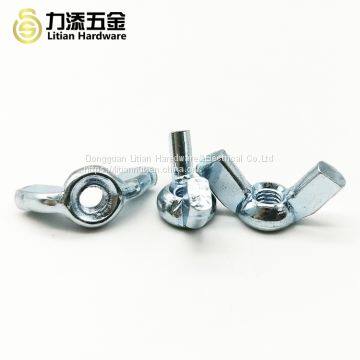 High Quality DIN 315 Mild Steel Polished M5 Black Wing Nut photo-3