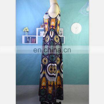 2019 New Summer Flower Family Matching Clothing Mom Girl Long Maxi Dress Mother Daughter Matching Dress photo-5