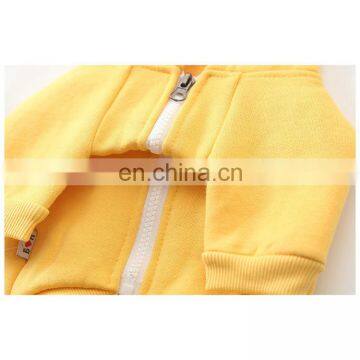 Factory Wholesale Fashion Casual Solid Color Autumn Designer Dog Hooded Sweater Pet Clothes photo-3