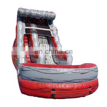 New Design Liquid Hot Magma Waterslide Inflatable Water Slide With Pool