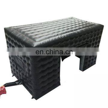 Commercial Black Portable Inflatable Tube Kiosk Blow up Booth Inflatable Cube Party Tent photo-5